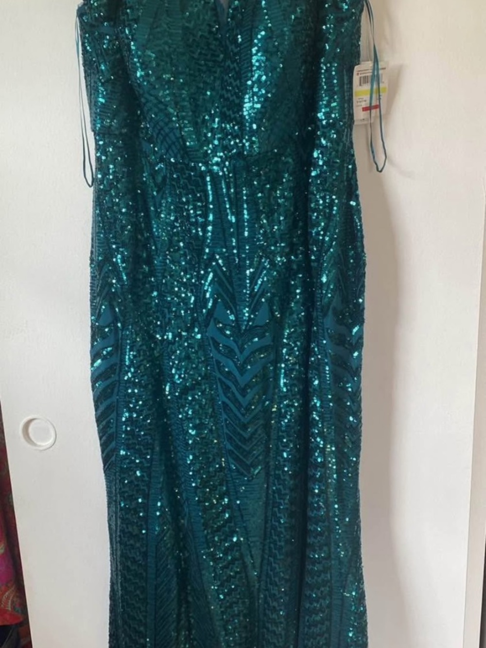 Emerald Sequin Dress (18W)